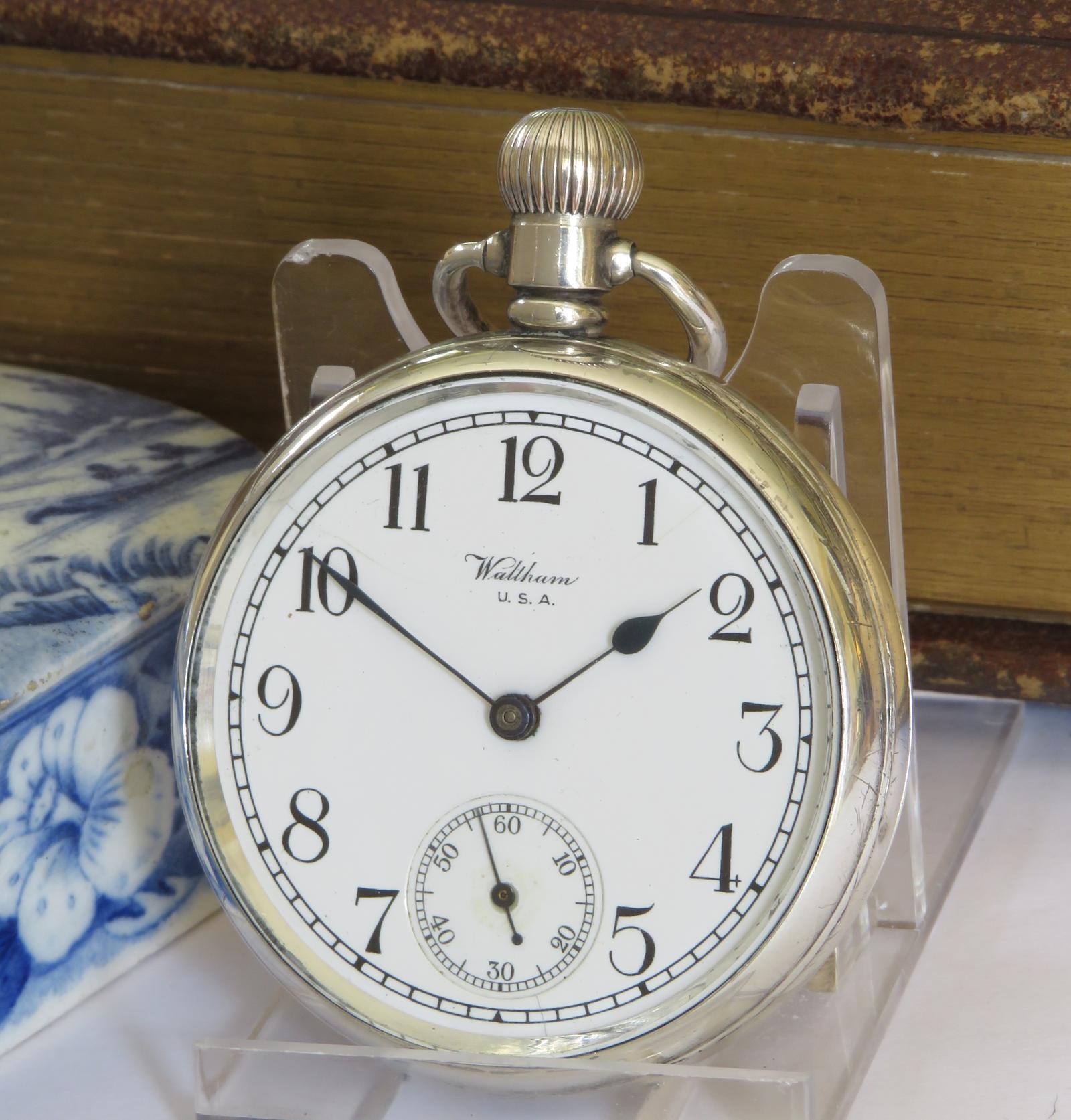 Pocket Watch : Antique Silver Waltham Pocket Watch, 1912 (1 of 5) Pocket Watch : Antique Silver Waltham Pocket Watch, 1912 (1 of 5)