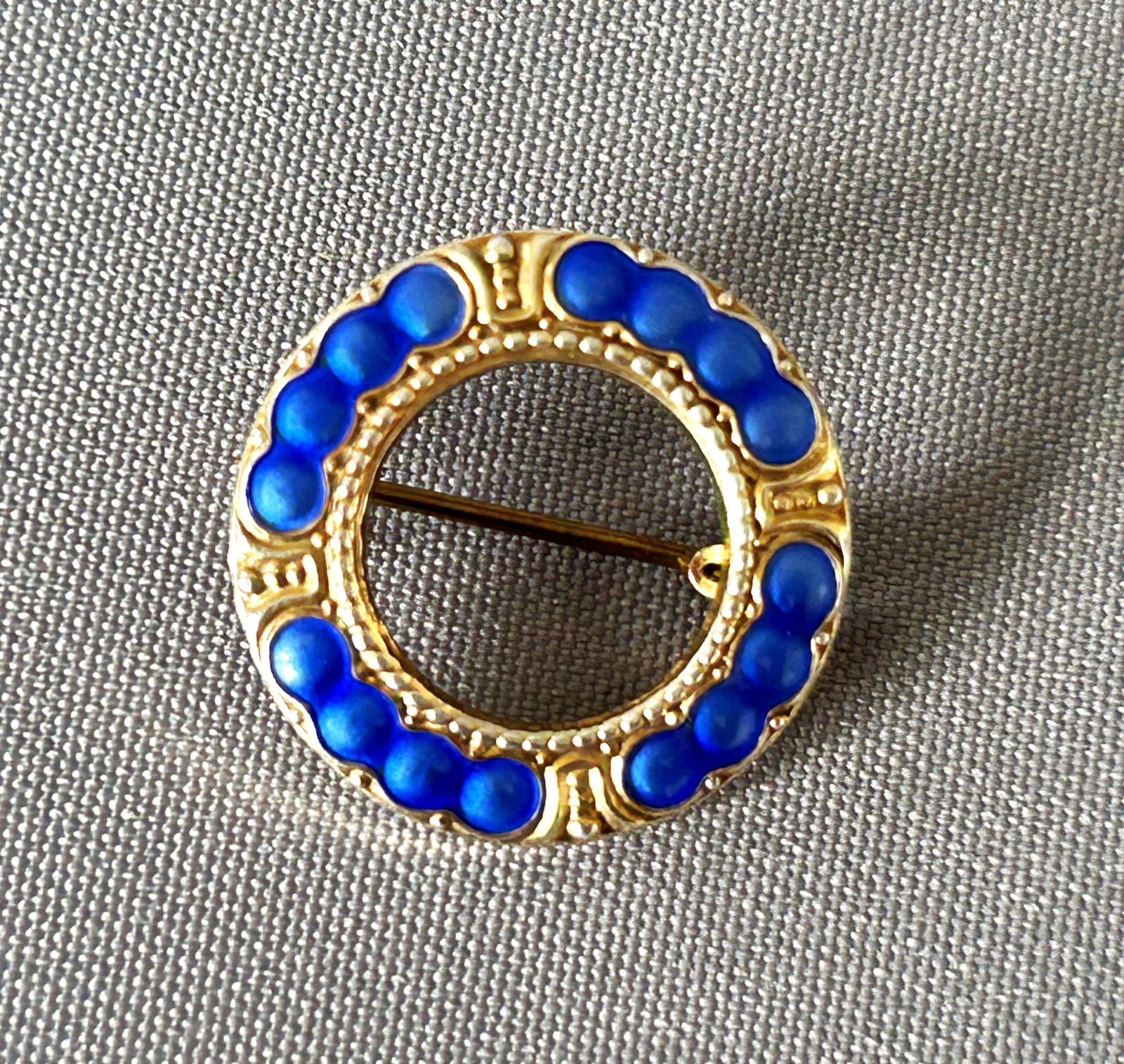 Norwegian Silver Gilt & Enamel Brooch (1 of 6) Norwegian Silver Gilt & Enamel Brooch (1 of 6)