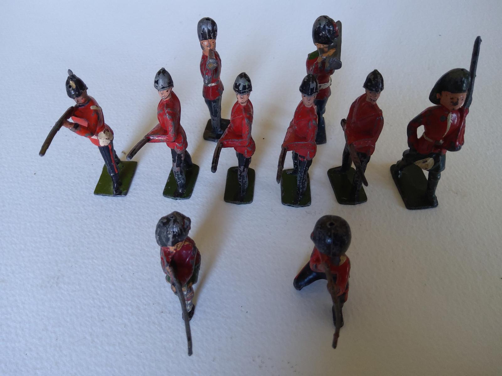 Selection of Ten Britains Lead Soldiers (1 of 9)
