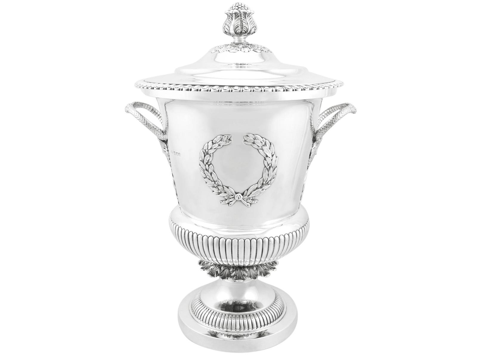 Antique Edwardian Sterling Silver Presentation Cup & Cover 1909 (1 of 15)