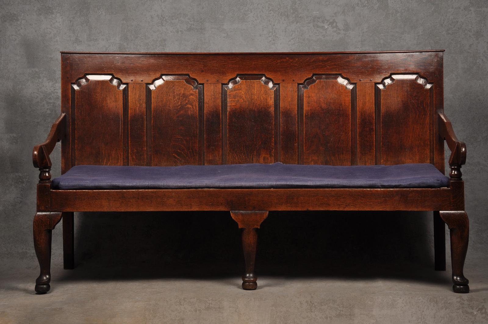 Mid 18th Century English Oak Settle (1 of 7)