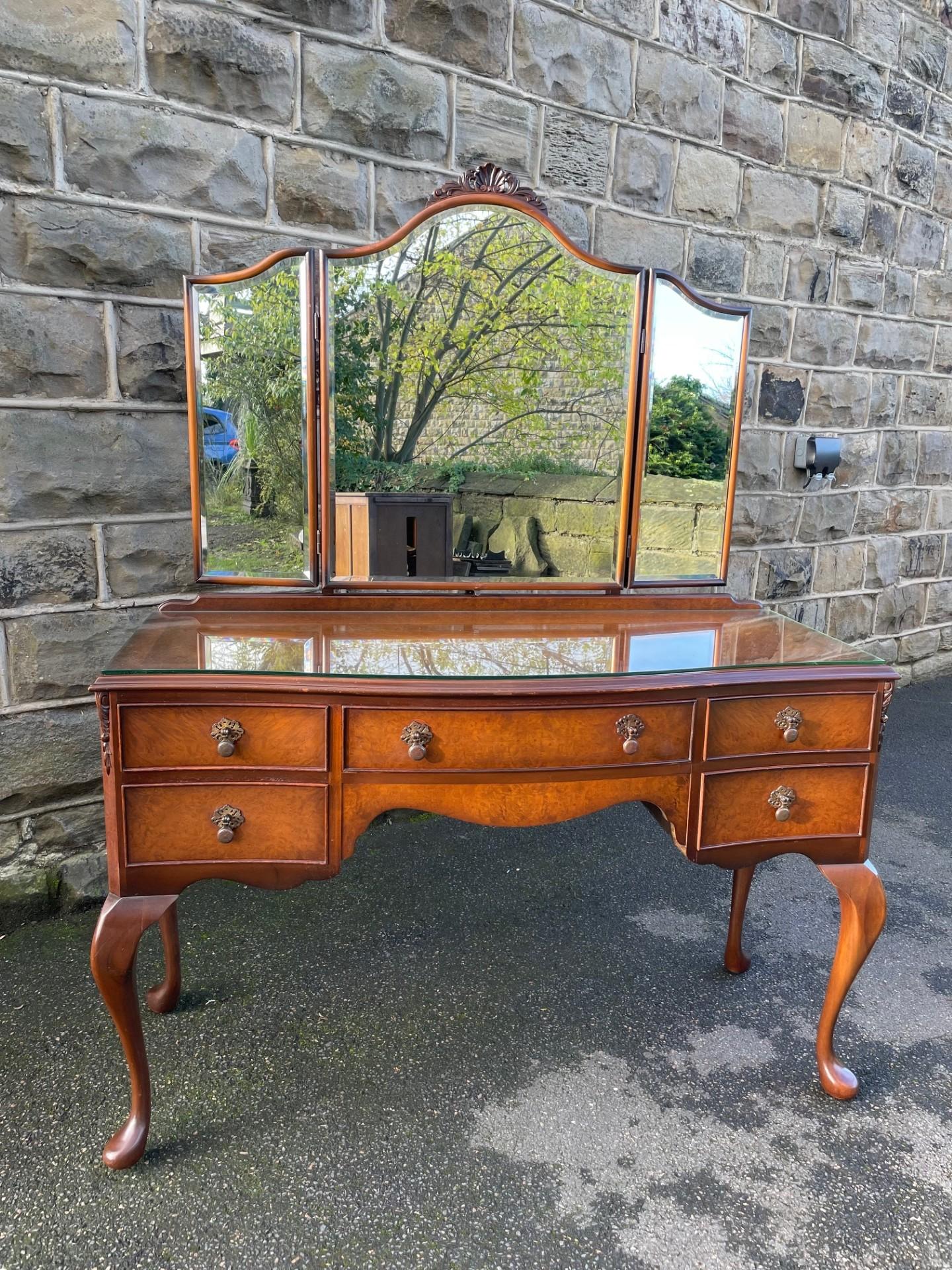 Antique Burr Walnut Dressing Table (1 of 14)