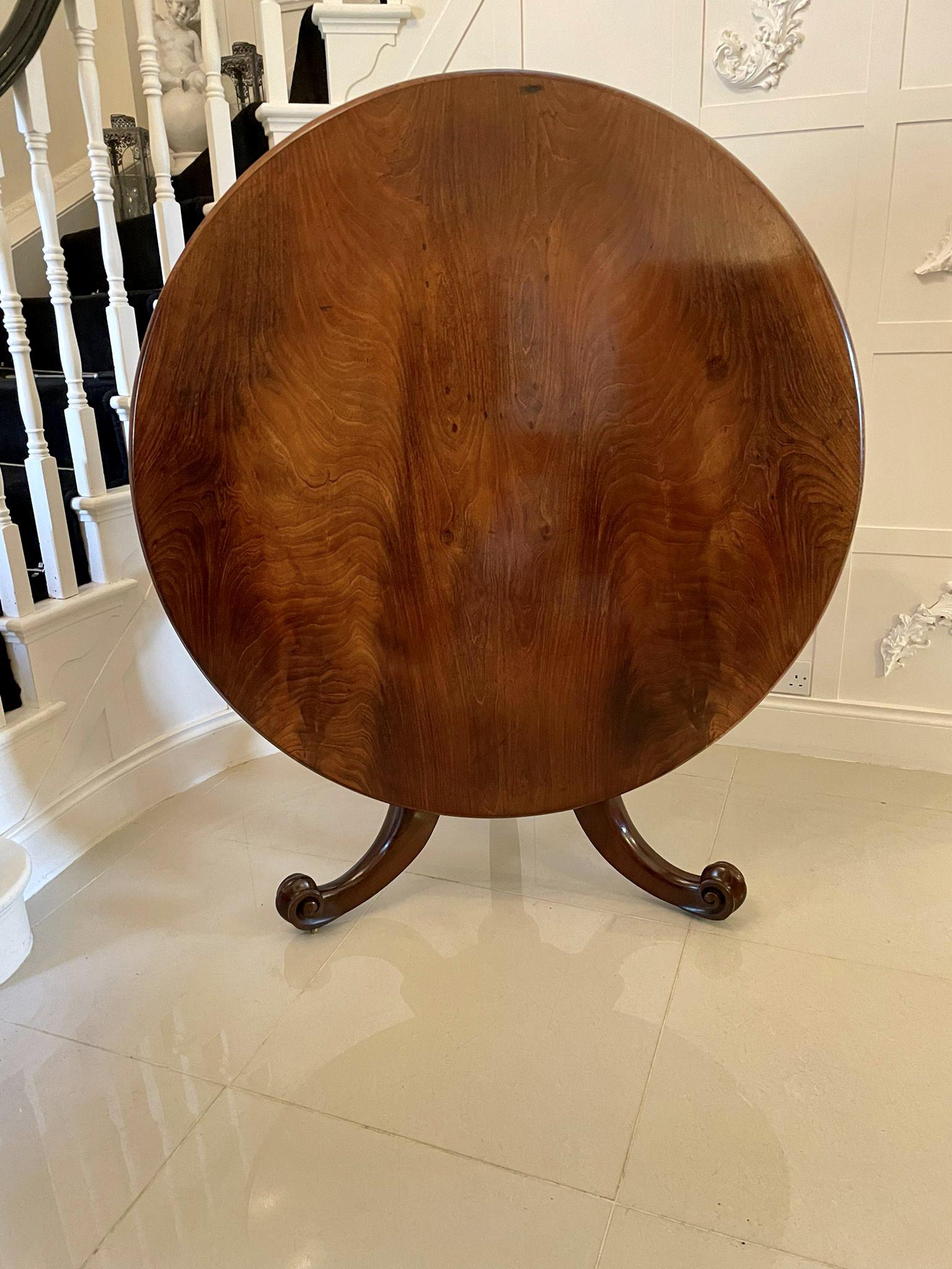 Quality Antique Victorian Figured Mahogany Circular Centre Table (1 of 16) Quality Antique Victorian Figured Mahogany Circular Centre Table (1 of 16)