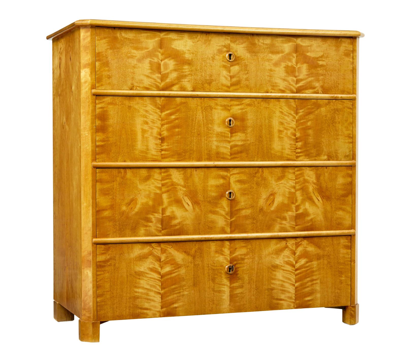 Swedish 19th Century Birch Chest of Drawers (1 of 9) Swedish 19th Century Birch Chest of Drawers (1 of 9)