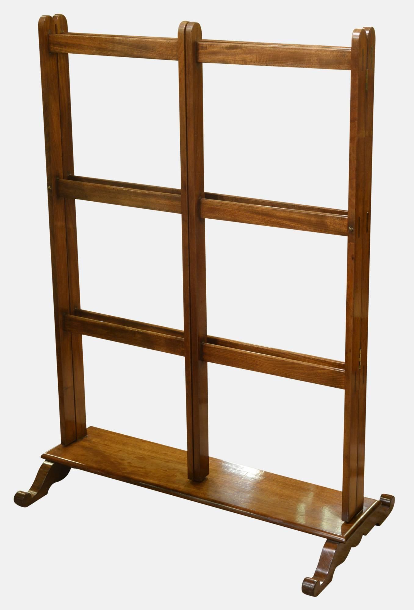 English Regency Mahogany Folding Towel Horse (1 of 1) English Regency Mahogany Folding Towel Horse (1 of 1)