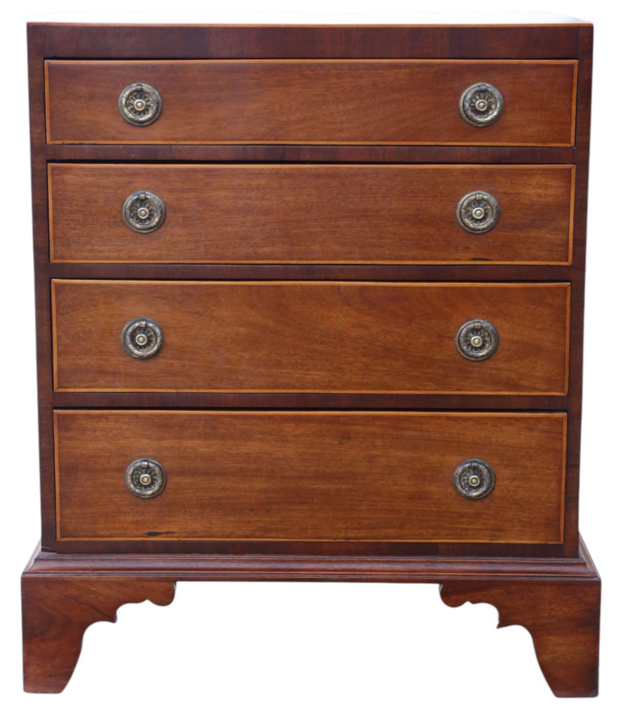 Fine Quality Antique Georgian Revival Mahogany Chest of Drawers c.1900 (Caddy Top) (1 of 7) Fine Quality Antique Georgian Revival Mahogany Chest of Drawers c.1900 (Caddy Top) (1 of 7)