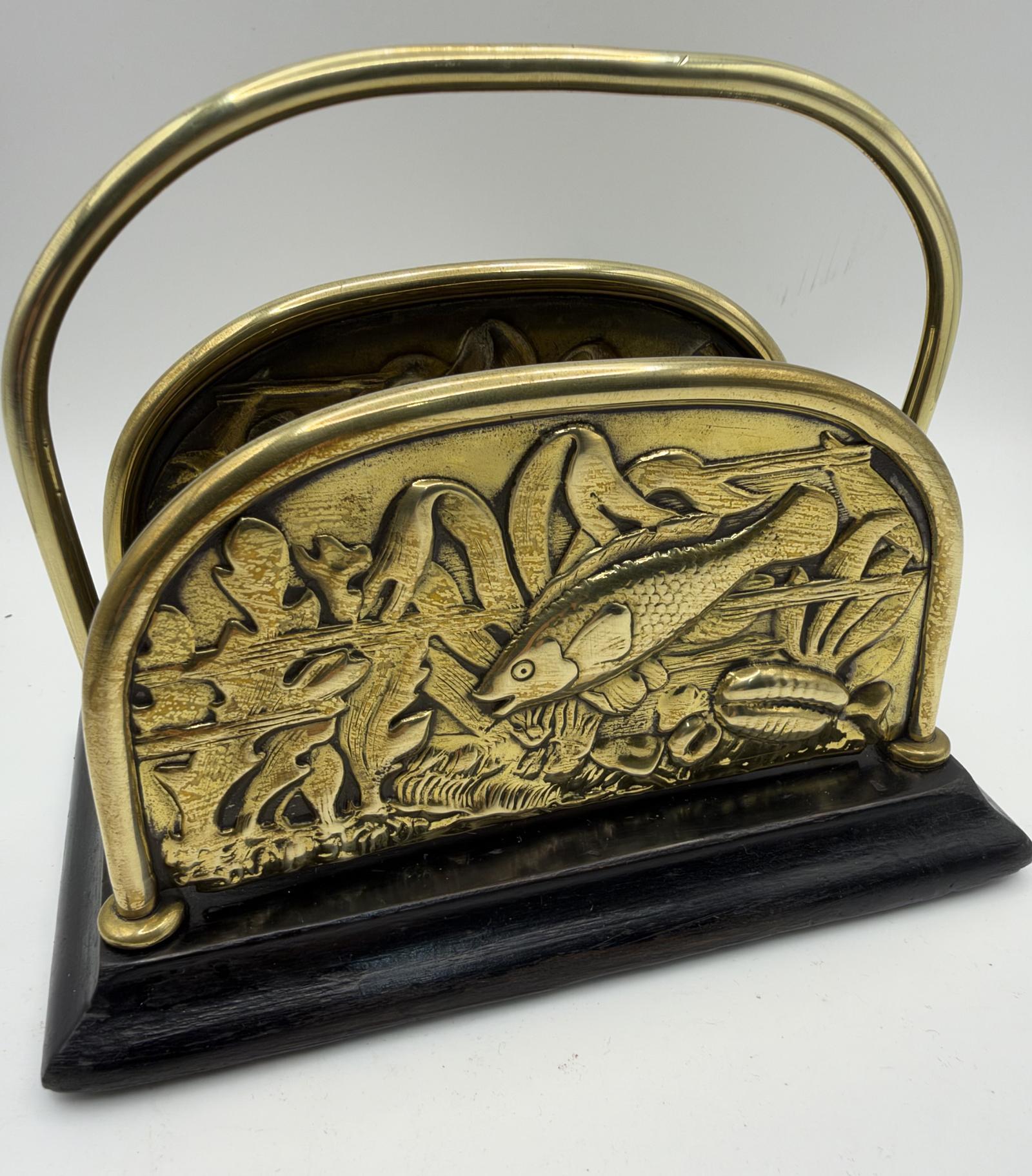 “Fish“ Brass Letter Rack (1 of 5) “Fish“ Brass Letter Rack (1 of 5)