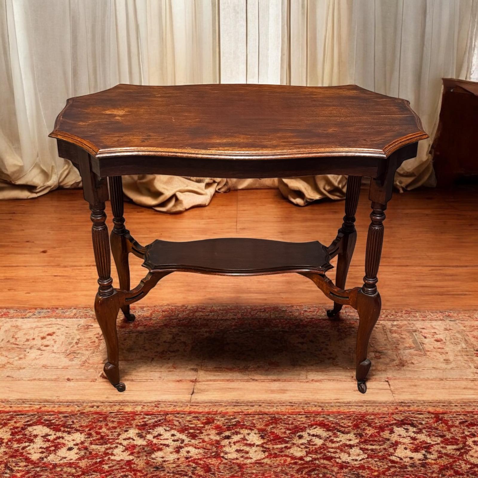 Antique Victorian Centre Table / Manufactured c.1860 (1 of 9)