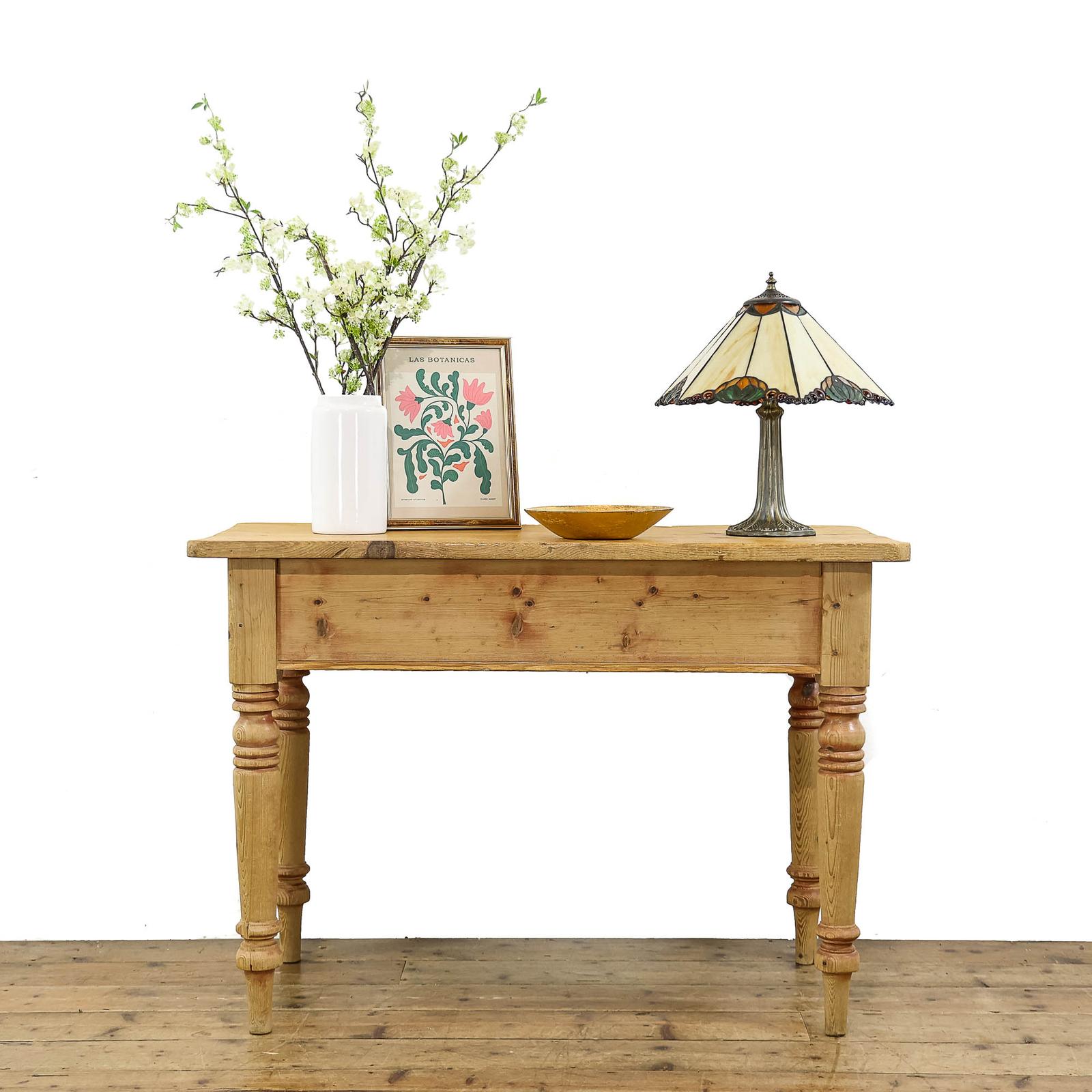 Antique Pine Side Table (1 of 10)