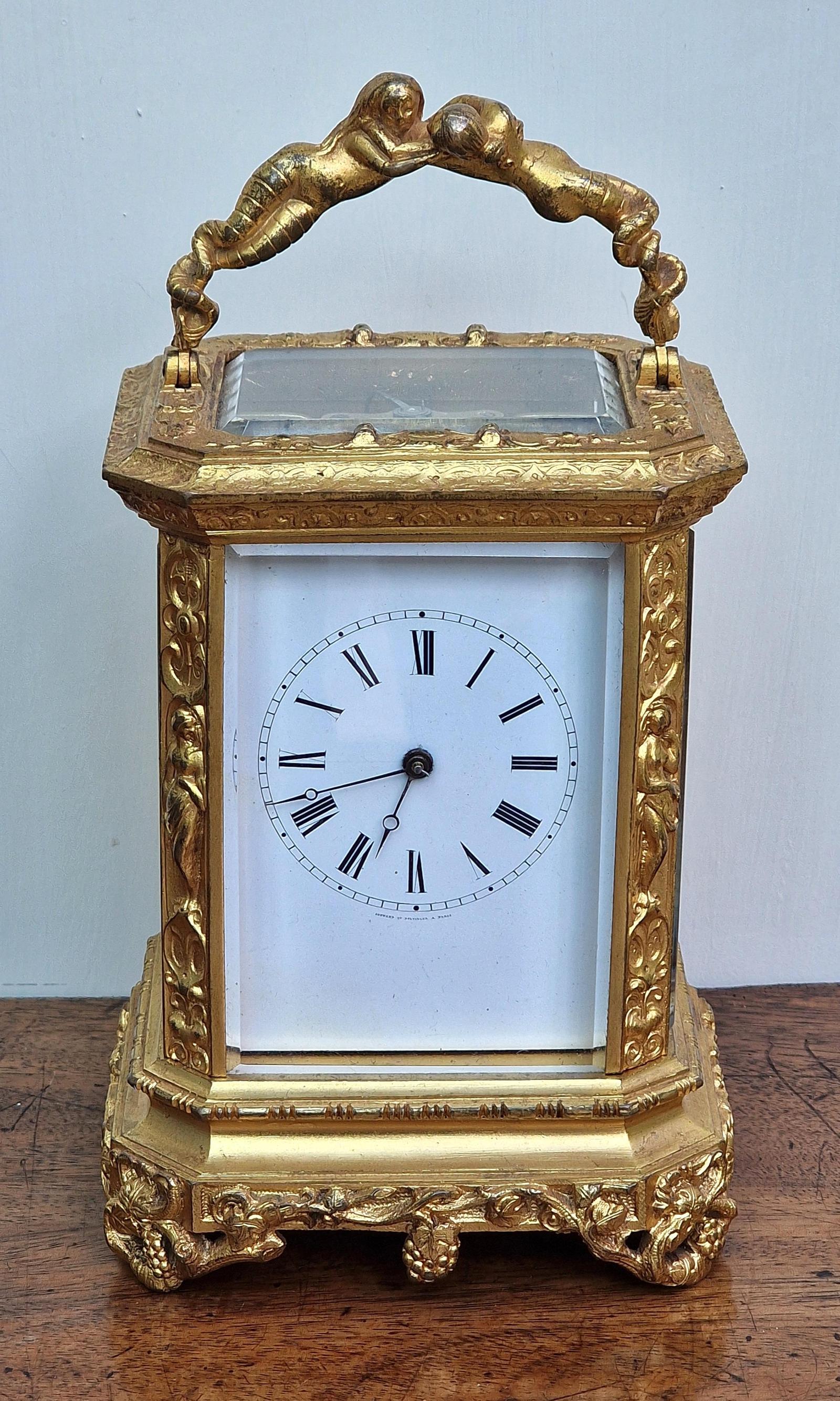 Bolvillier, Paris Early Rococo Carriage Clock (1 of 7) Bolvillier, Paris Early Rococo Carriage Clock (1 of 7)