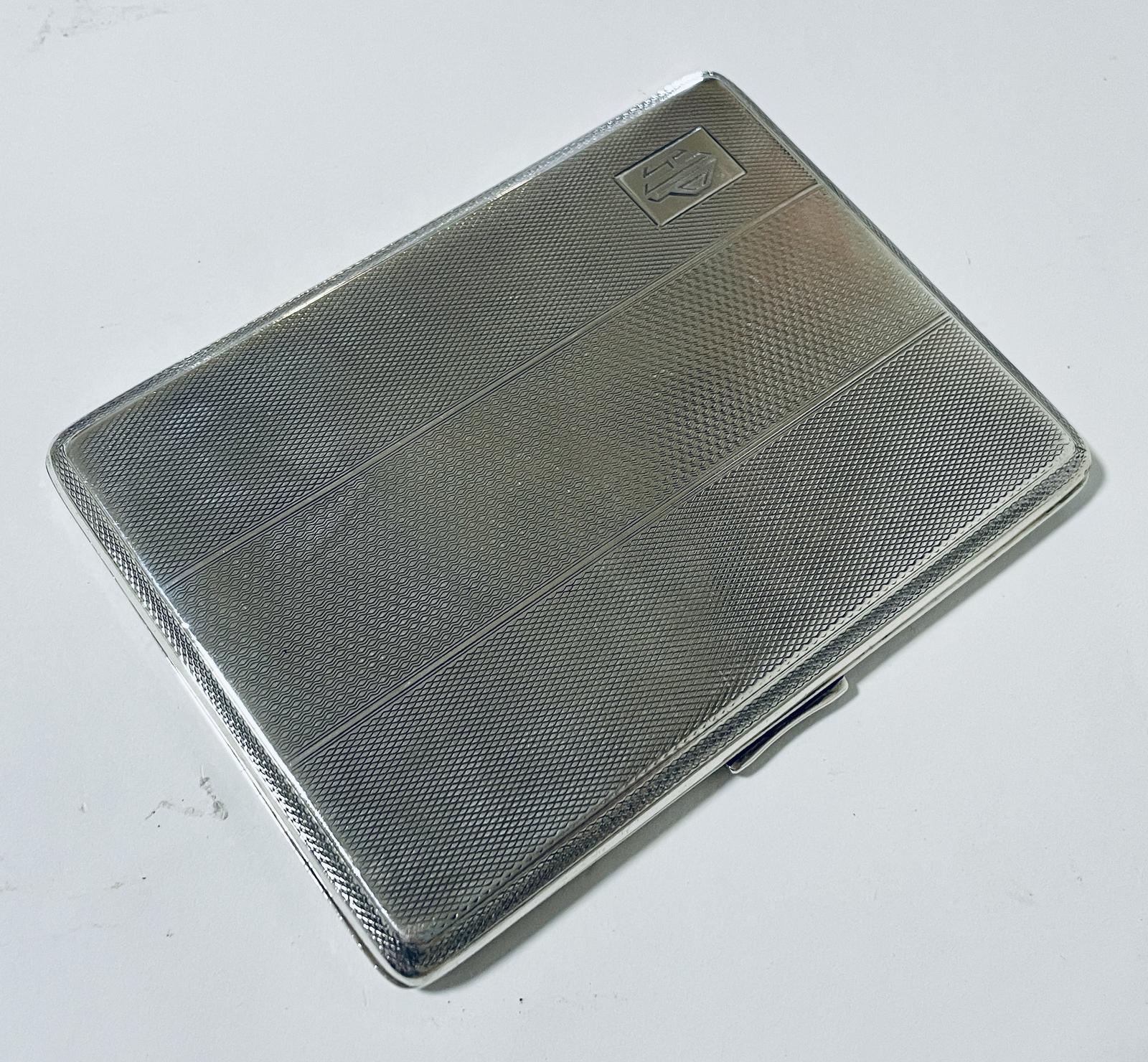 Art Deco Silver Cigarette Case 1931 (1 of 13) Art Deco Silver Cigarette Case 1931 (1 of 13)