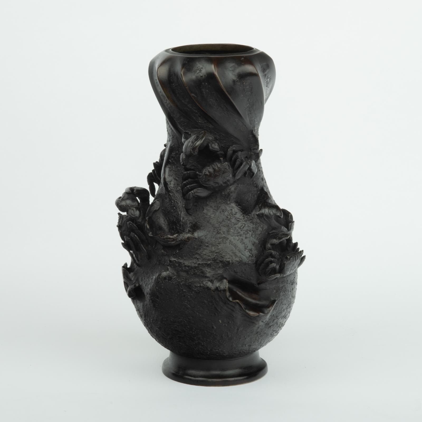 Meiji Bronze Vase by Nobuhira (1 of 6)
