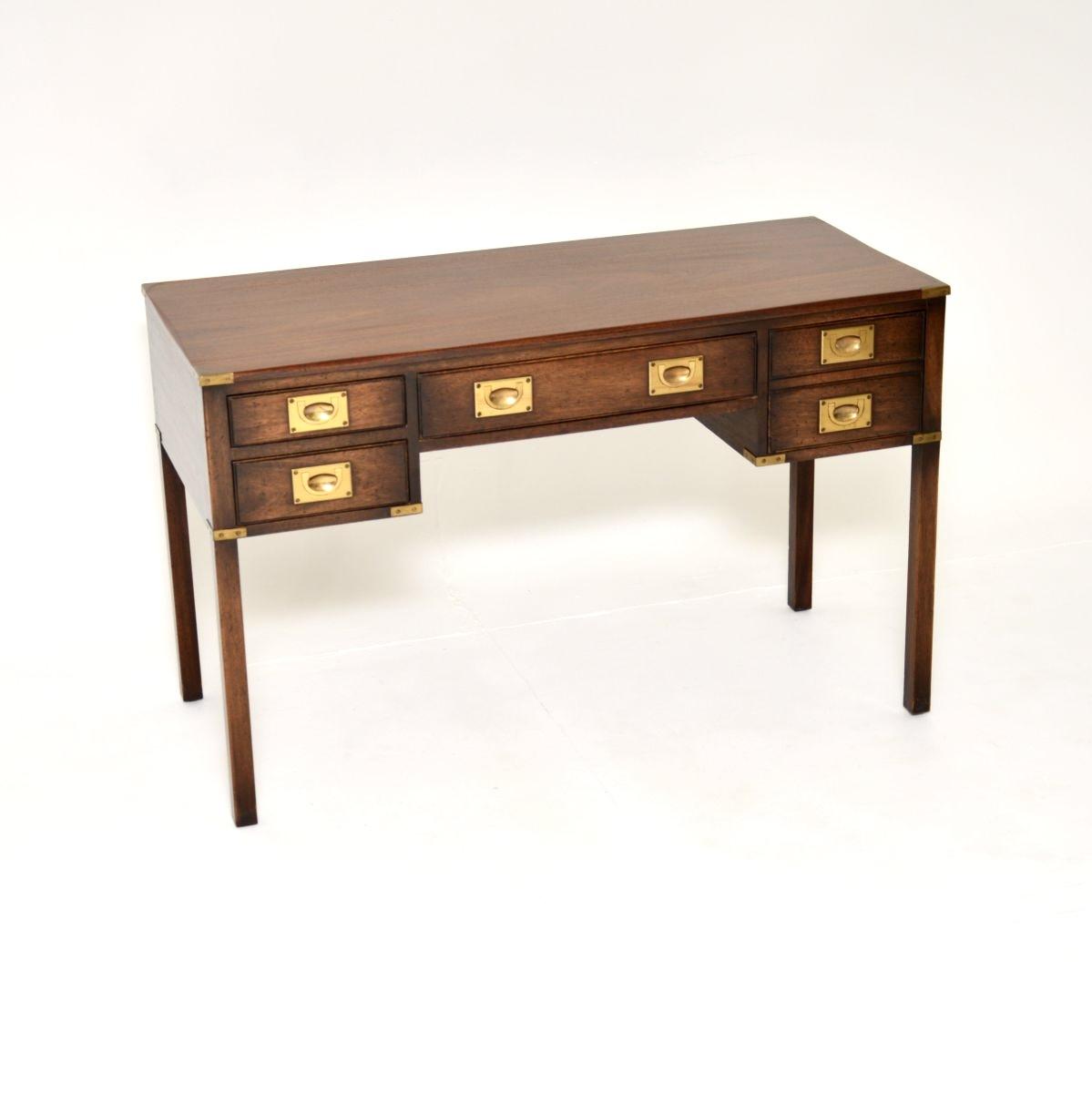 Mahogany Military Campaign Desk / Writing Table (1 of 11)