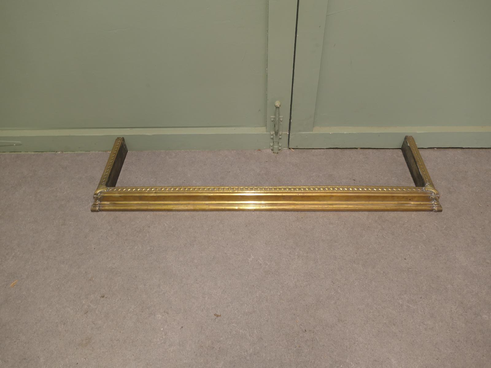 19th Century Brass Fender (1 of 5) 19th Century Brass Fender (1 of 5)