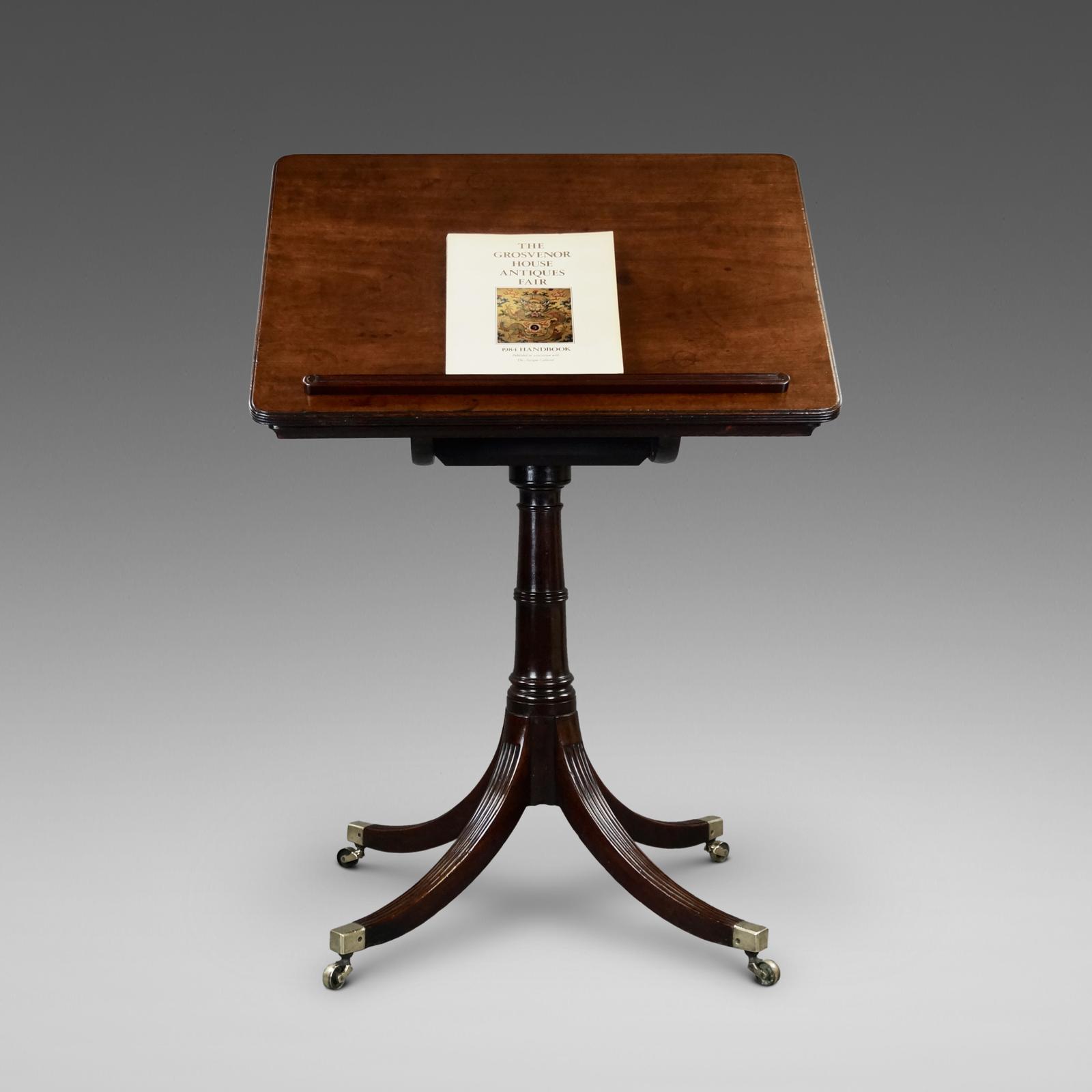 George III, Cuban Mahogany Reading Table (1 of 7)