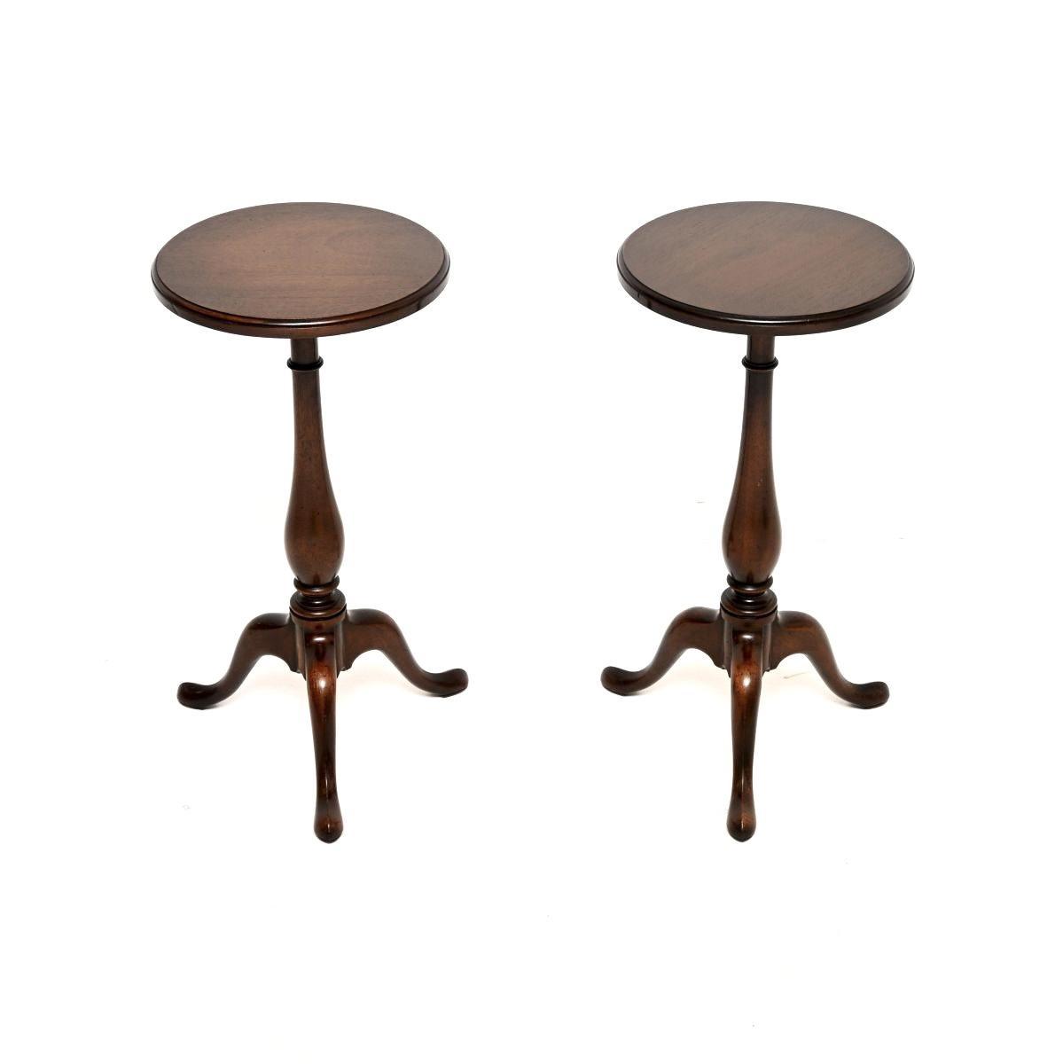 Pair of Mahogany Wine Tables (1 of 7) Pair of Mahogany Wine Tables (1 of 7)