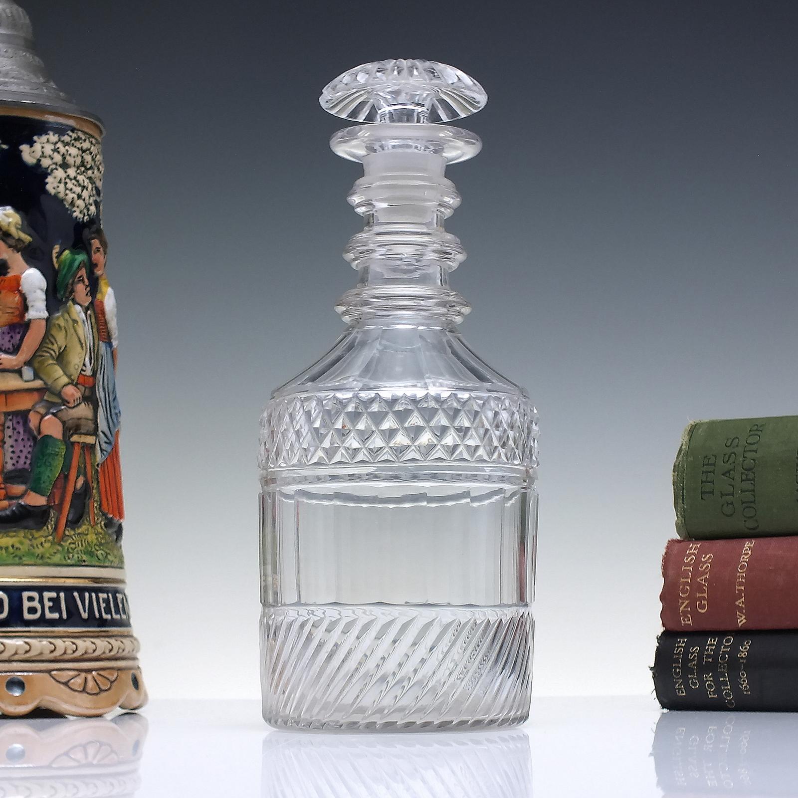 19th Century Glass Spirit Decanter c.1830 (1 of 6)