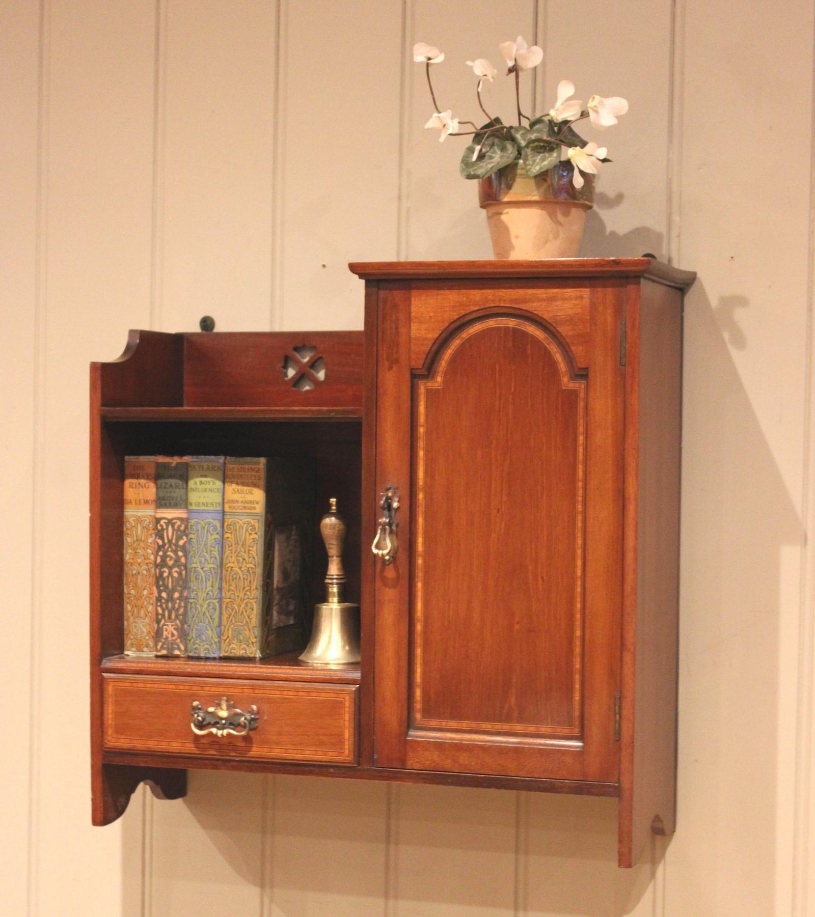 Edwardian Mahogany Wall Cabinet (1 of 10) Edwardian Mahogany Wall Cabinet (1 of 10)