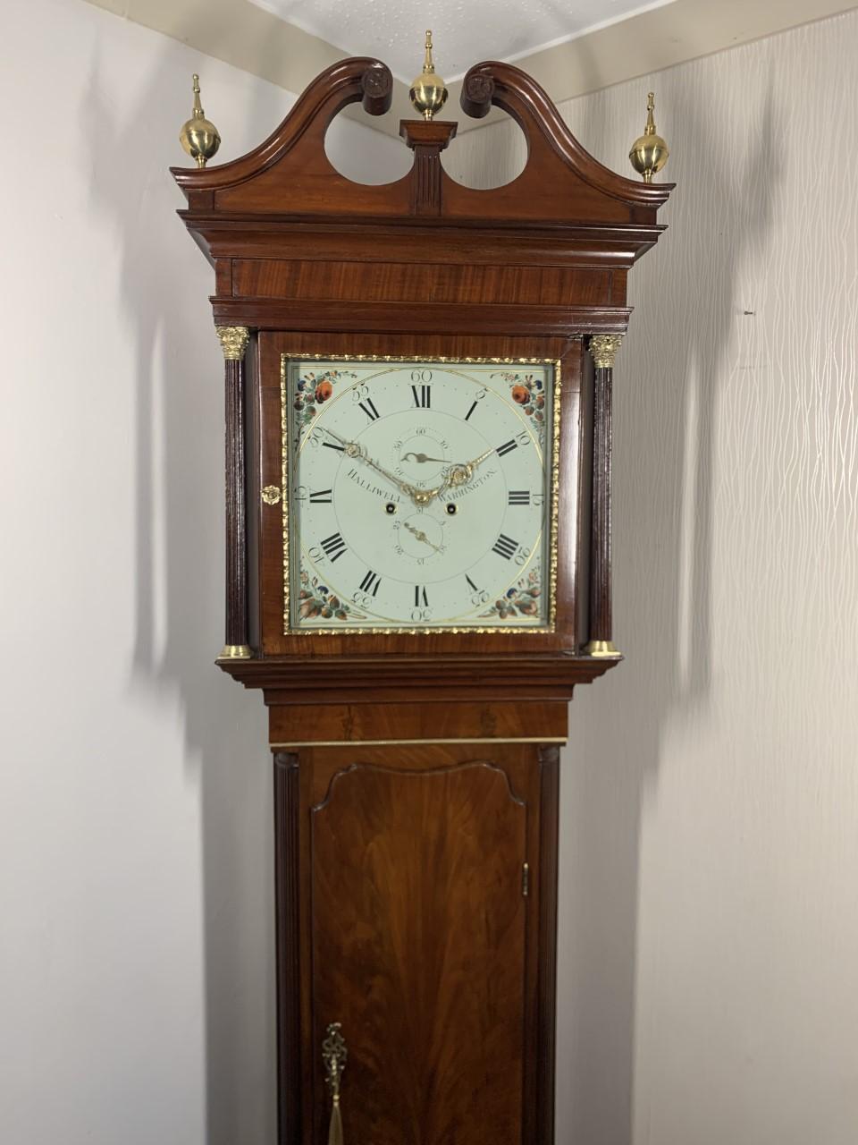 8 Day Georgian Longcase Clock by Halliwell of Warrington (1 of 10)