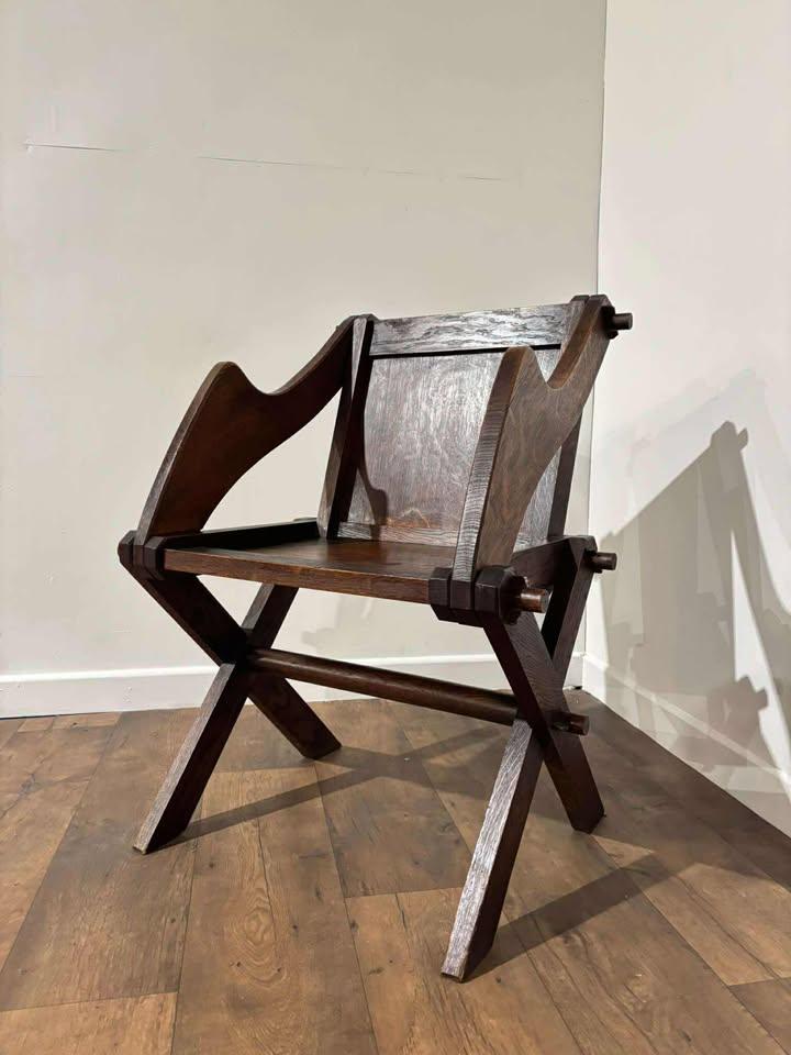 Oak Glastonbury / Ecclesiastical Chair (1 of 17)