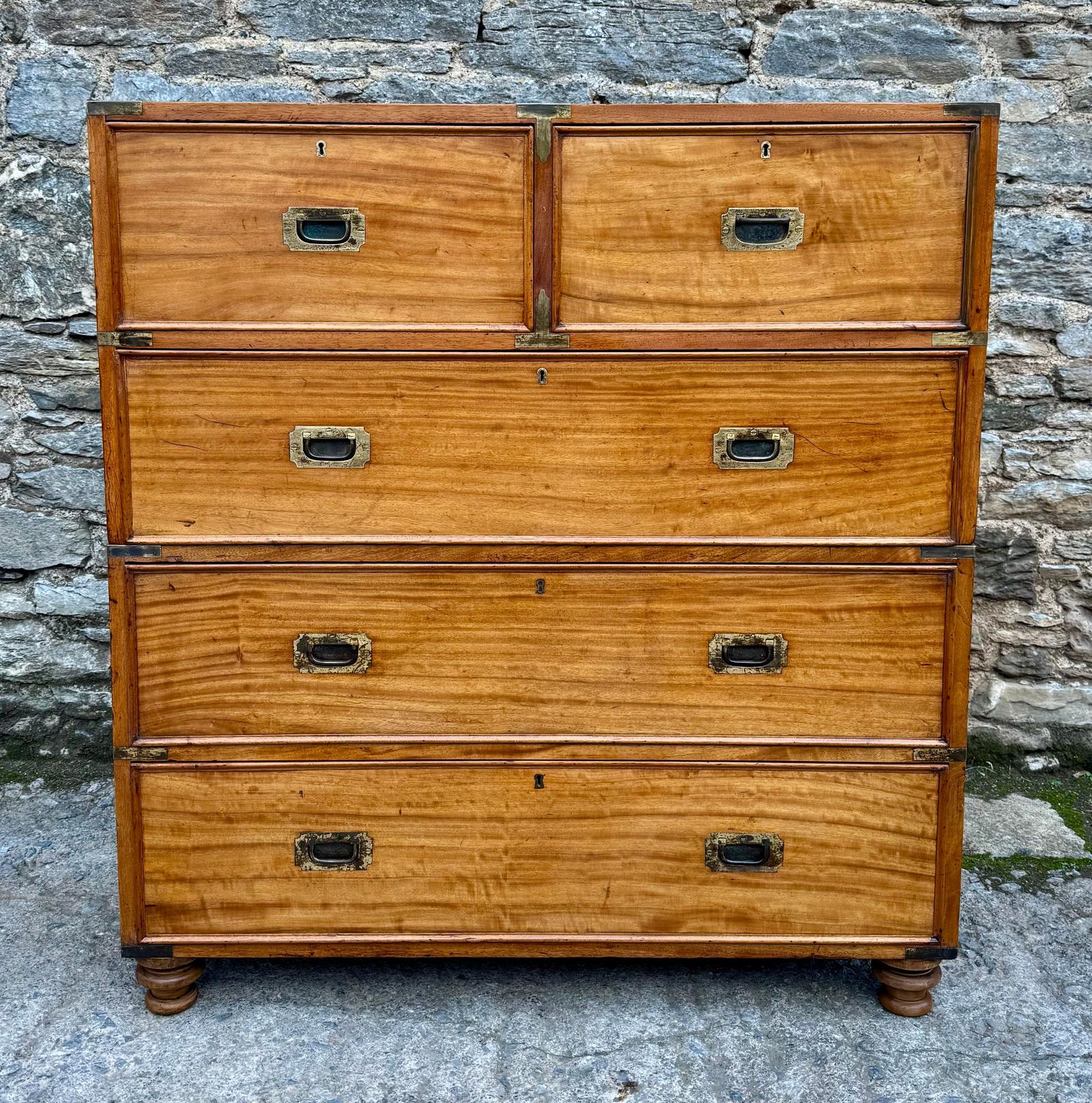 Victorian Camphor Wood Military Chest of Drawers (1 of 14) Victorian Camphor Wood Military Chest of Drawers (1 of 14)