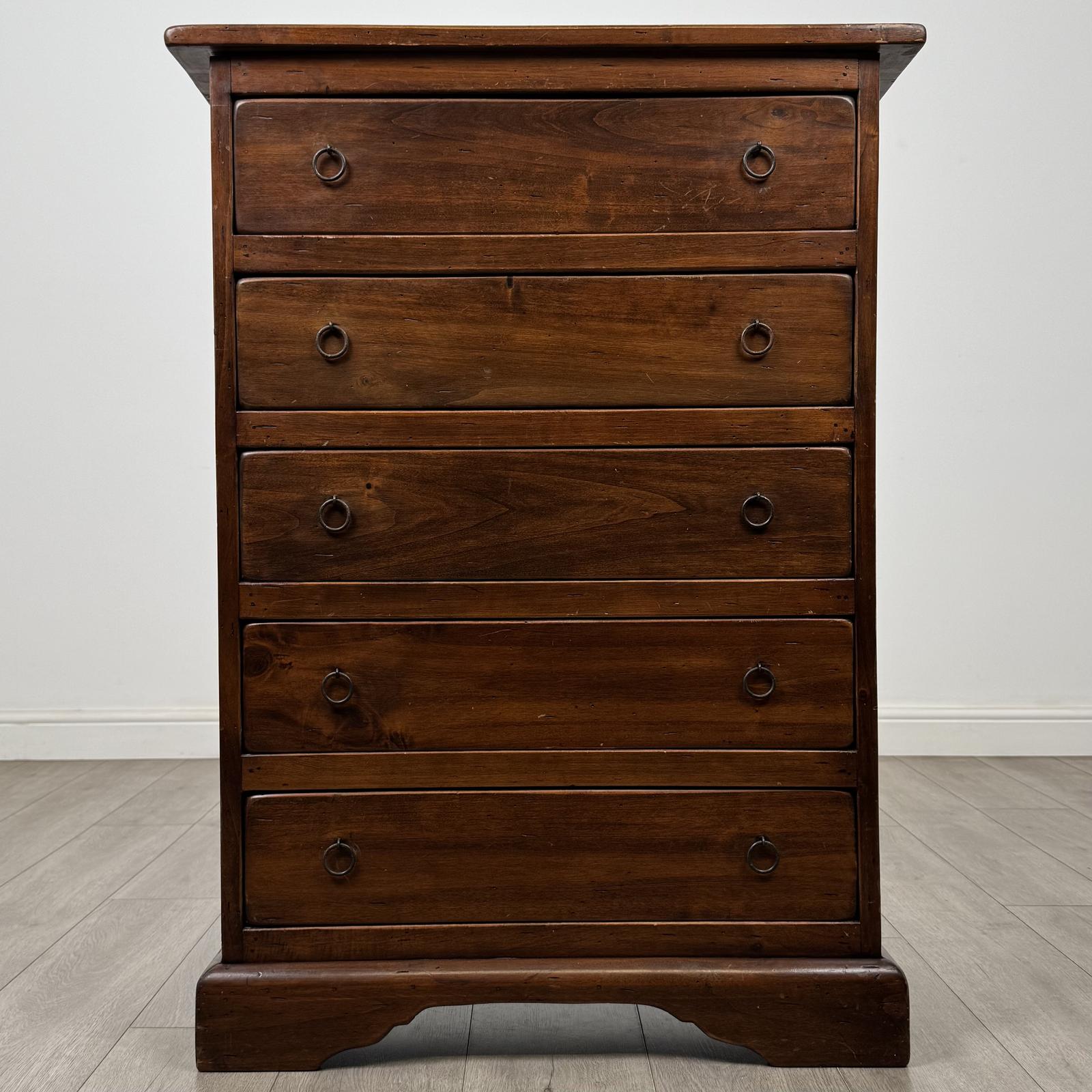 Vintage 20th Century Hardwood Chest of Drawers (1 of 11) Vintage 20th Century Hardwood Chest of Drawers (1 of 11)