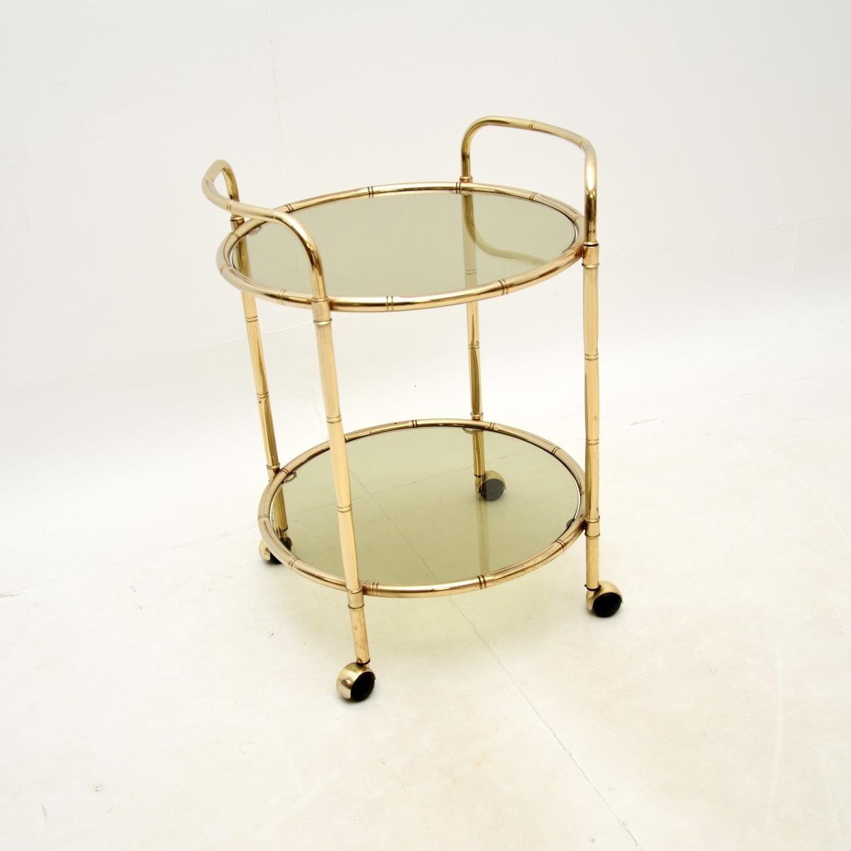 Vintage French Brass Drinks Trolley (1 of 9) Vintage French Brass Drinks Trolley (1 of 9)