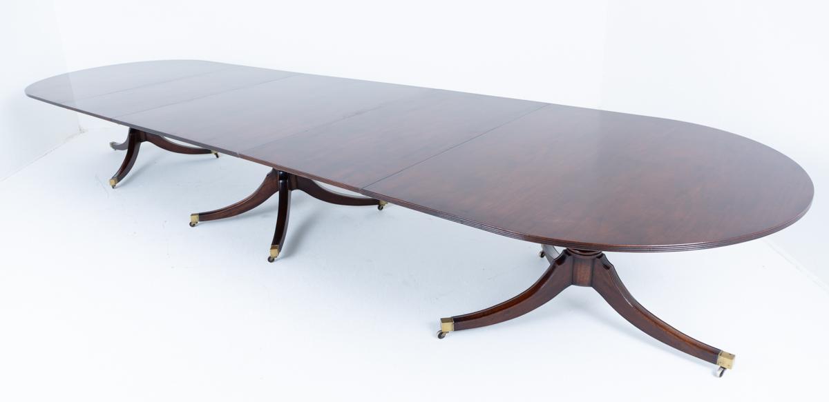 Impressive 20-22 Seat Regency Style Mahogany Dining Table (1 of 11) Impressive 20-22 Seat Regency Style Mahogany Dining Table (1 of 11)