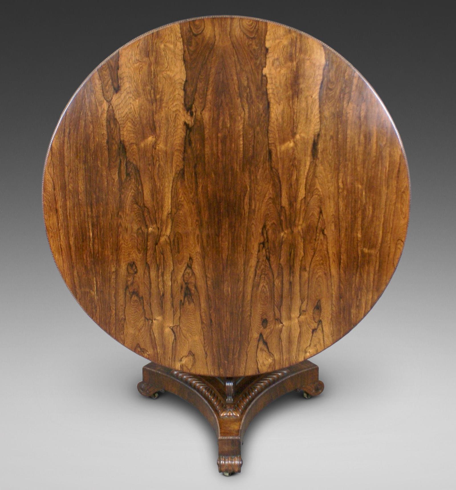 A Fine Regency Rosewood Centre Table (1 of 6)