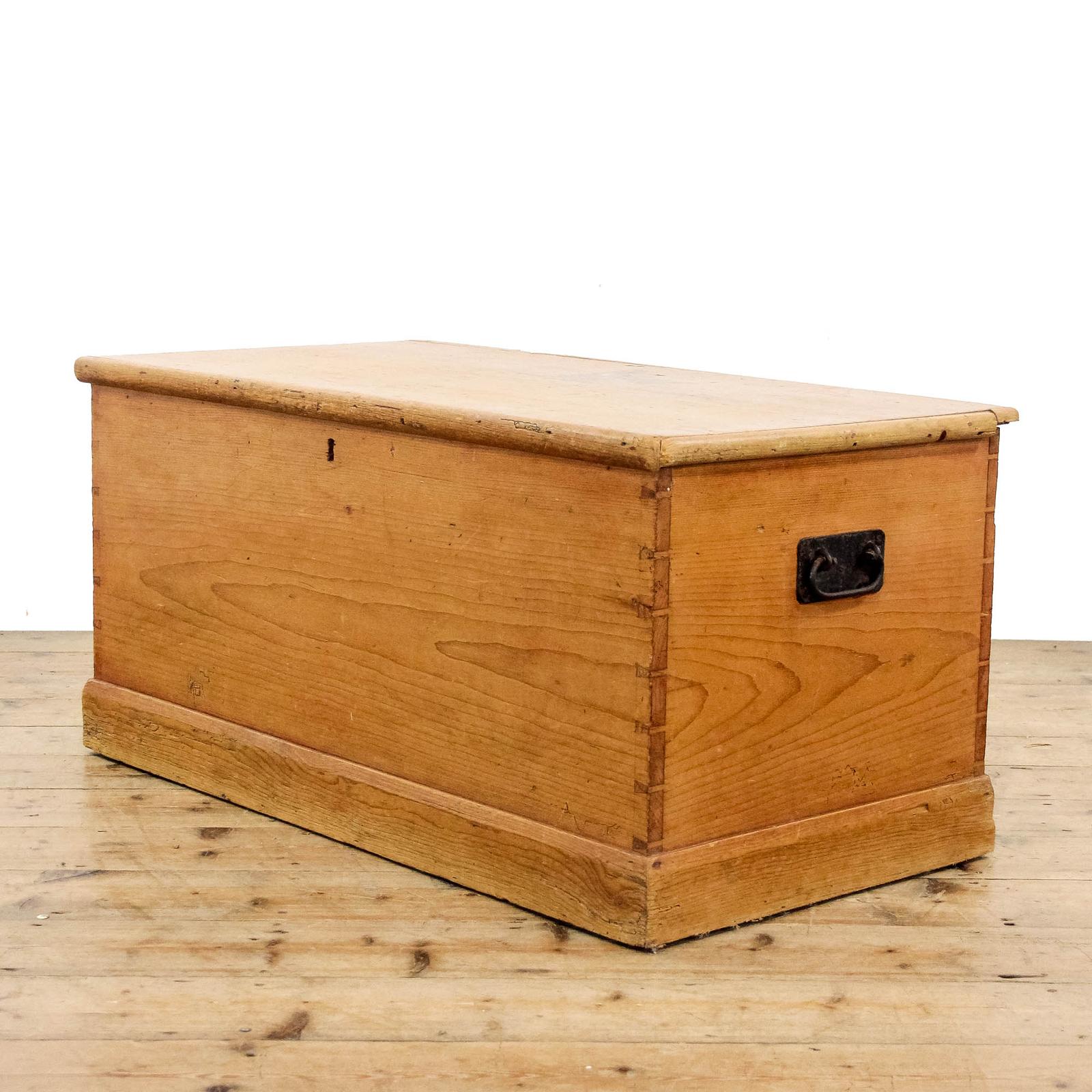 Antique Stripped Pine Trunk (1 of 13)