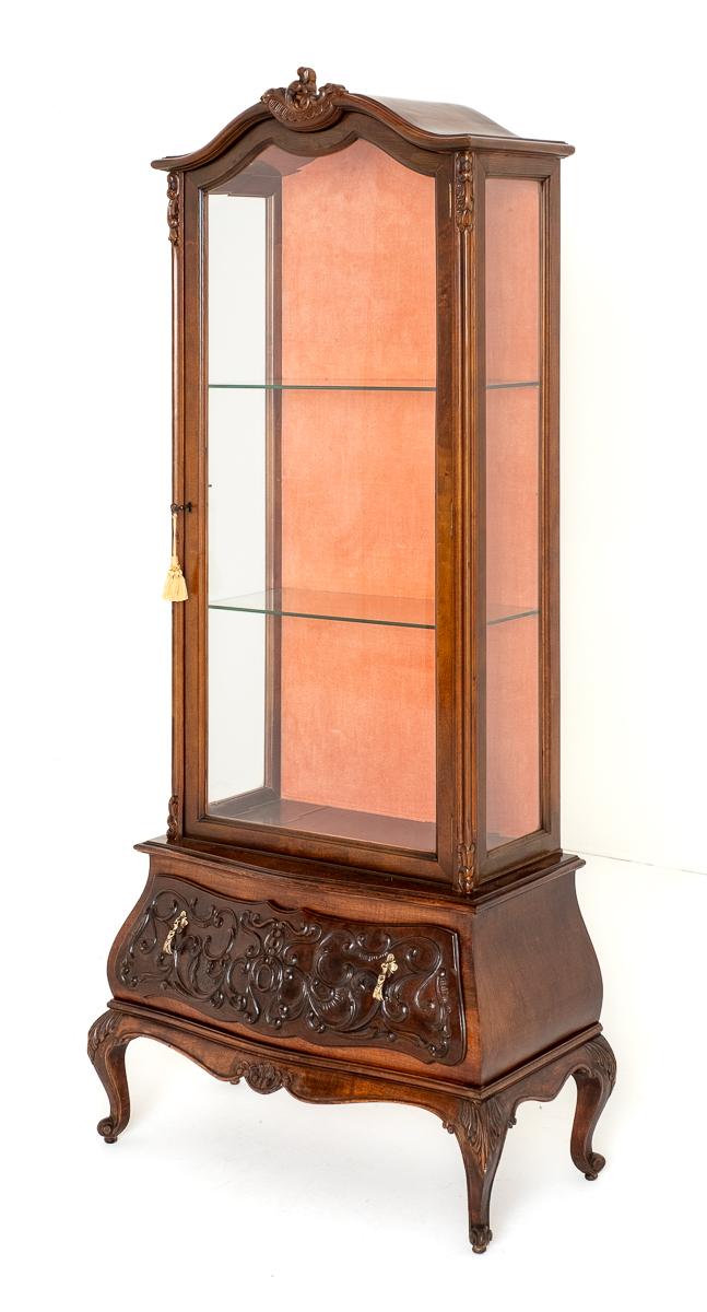 French Style Mahogany Glazed Display Cabinet (1 of 6) French Style Mahogany Glazed Display Cabinet (1 of 6)