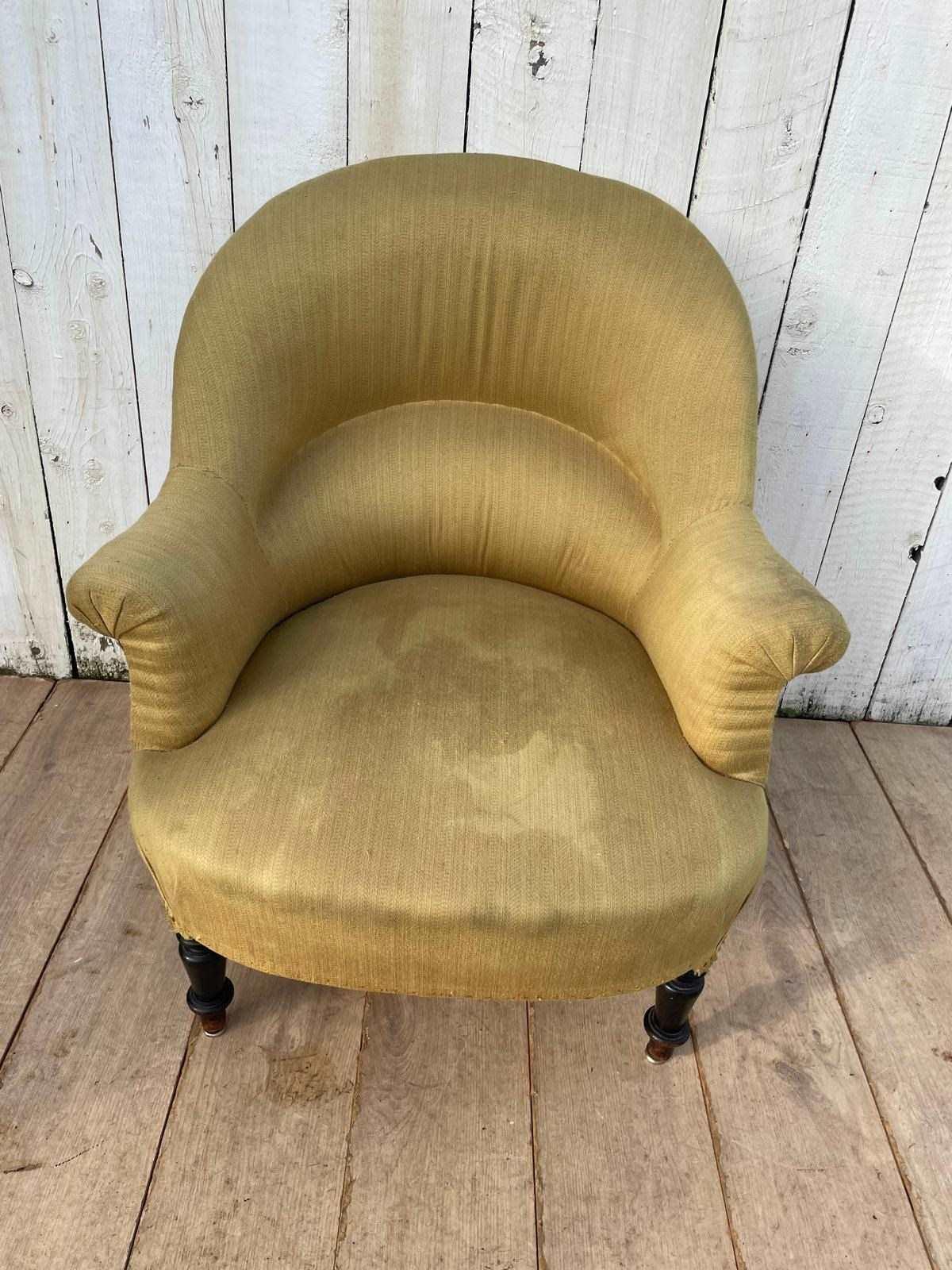 French Antique Tub Chair (1 of 8)