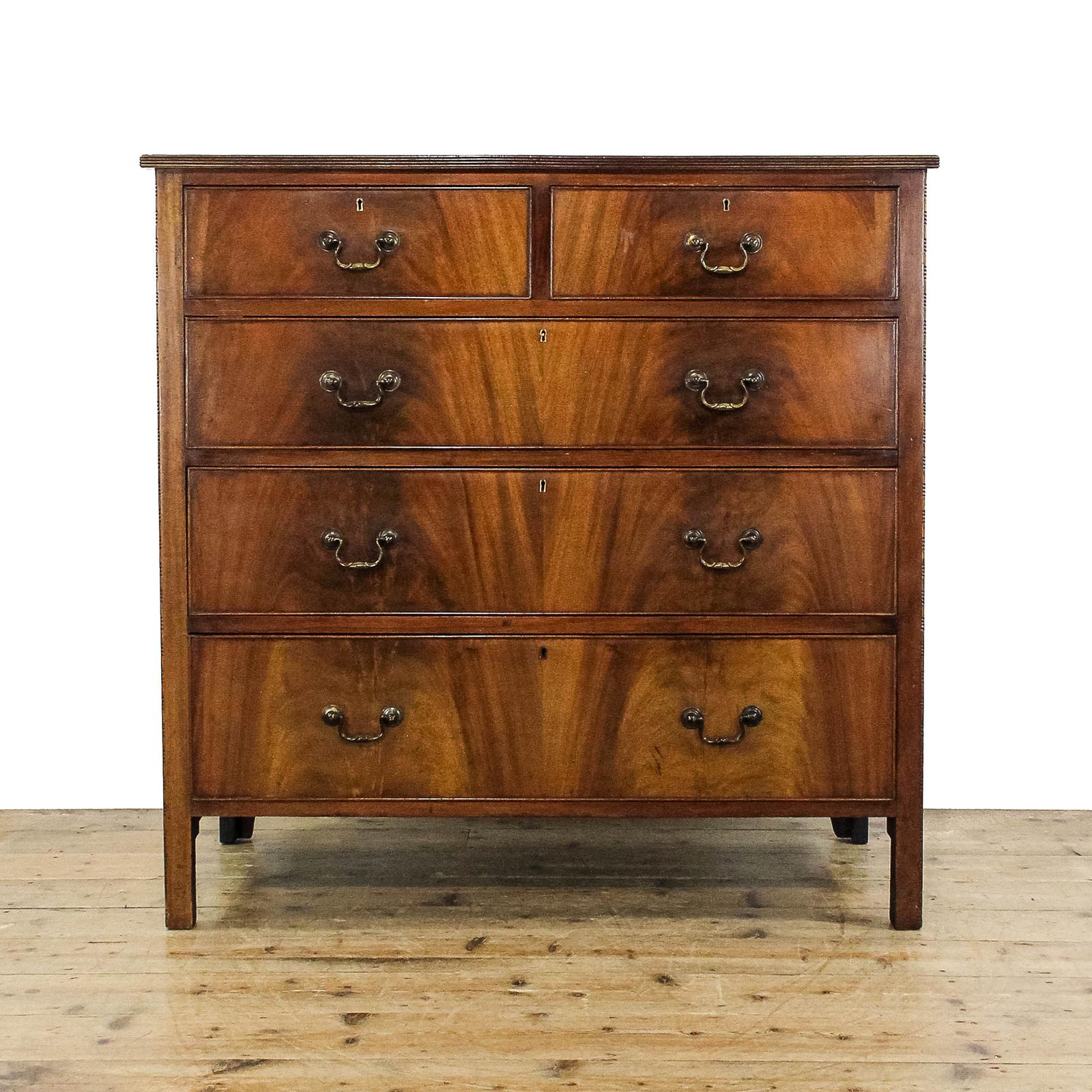 Late 20th Century Mahogany Chest of Drawers (1 of 9)