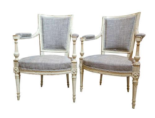 Pair of 19th Century Directoire Style Armchairs (1 of 4) Pair of 19th Century Directoire Style Armchairs (1 of 4)