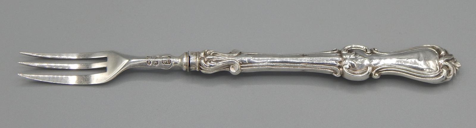 Victorian Silver Pickle Fork in the Albert Pattern (1 of 7)