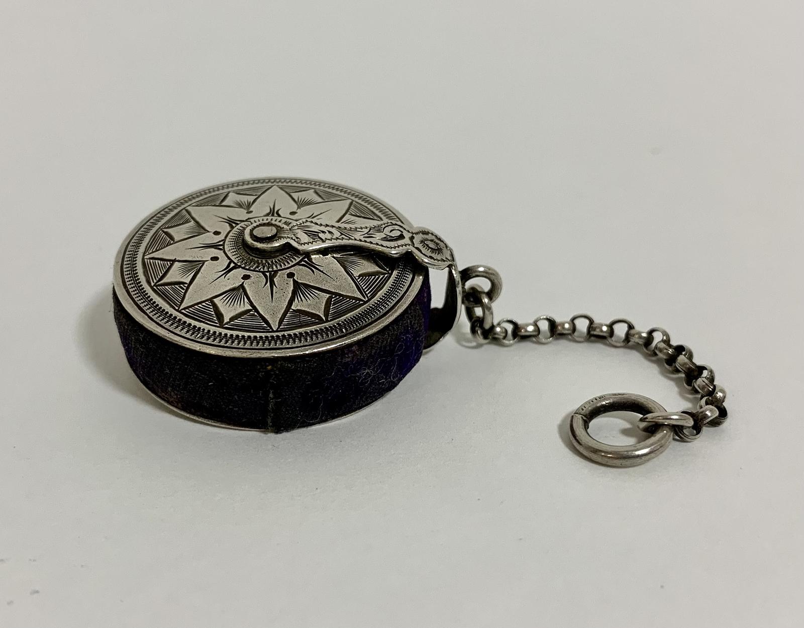 Antique Silver Wheel Pin Cushion Chatelaine (1 of 10) Antique Silver Wheel Pin Cushion Chatelaine (1 of 10)