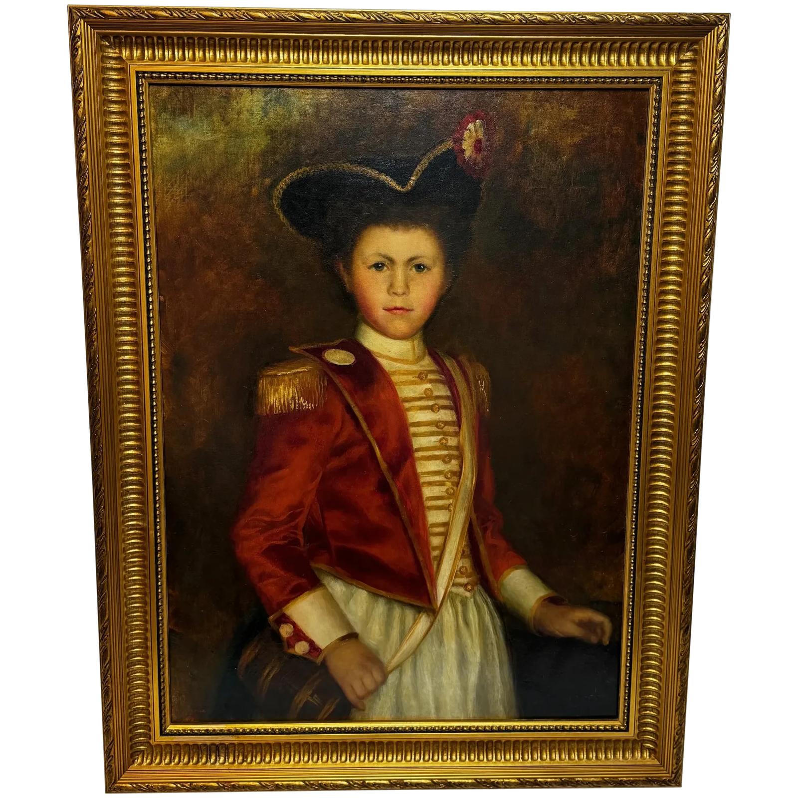 19th Century Portrait Oil Painting Napoleonic Red Tunic French Drummer Boy François Joseph Mara (1 of 58) 19th Century Portrait Oil Painting Napoleonic Red Tunic French Drummer Boy François Joseph Mara (1 of 58)
