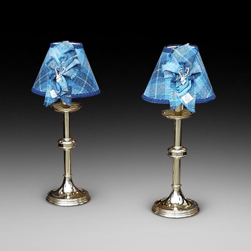 Pair of Victorian Brass Ecclesiastic Gothic Style Candlestands (1 of 4)