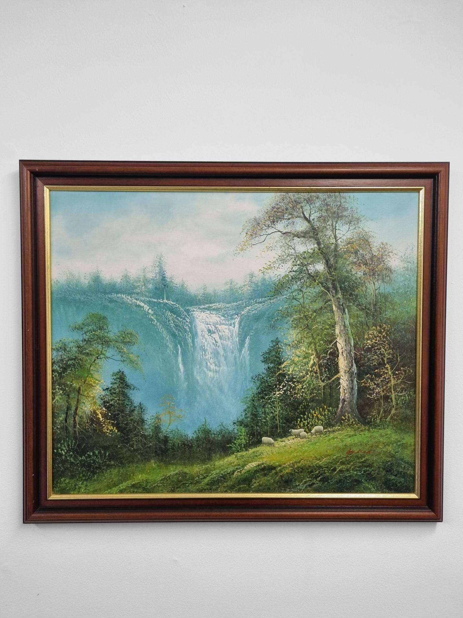Vintage Oil On Canvas 1970s / Signed Framed / Landscape (1 of 7)