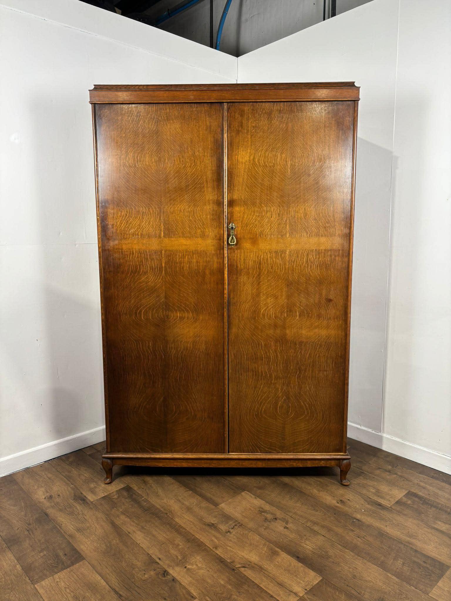 Vintage Oak Double Wardrobe with Fitted Interior (1 of 16) Vintage Oak Double Wardrobe with Fitted Interior (1 of 16)