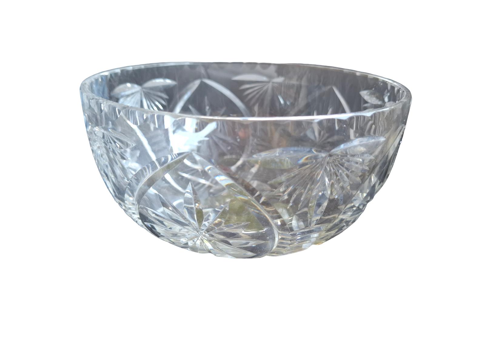 Vintage Webb Corbett Cut Crystal Fruit Bowl - c.1950's (1 of 4) Vintage Webb Corbett Cut Crystal Fruit Bowl - c.1950's (1 of 4)