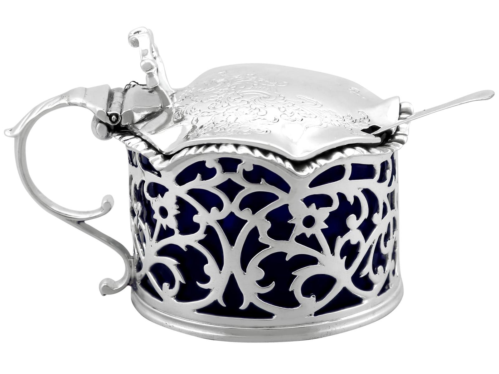 Antique William IV Sterling Silver Mustard Pot 1832 (1 of 14)