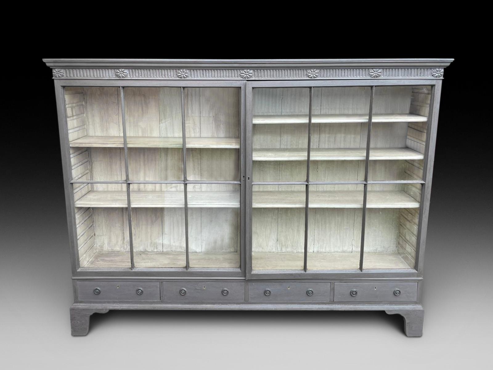 Georgian Style 12 Pane Bookcase (1 of 4)