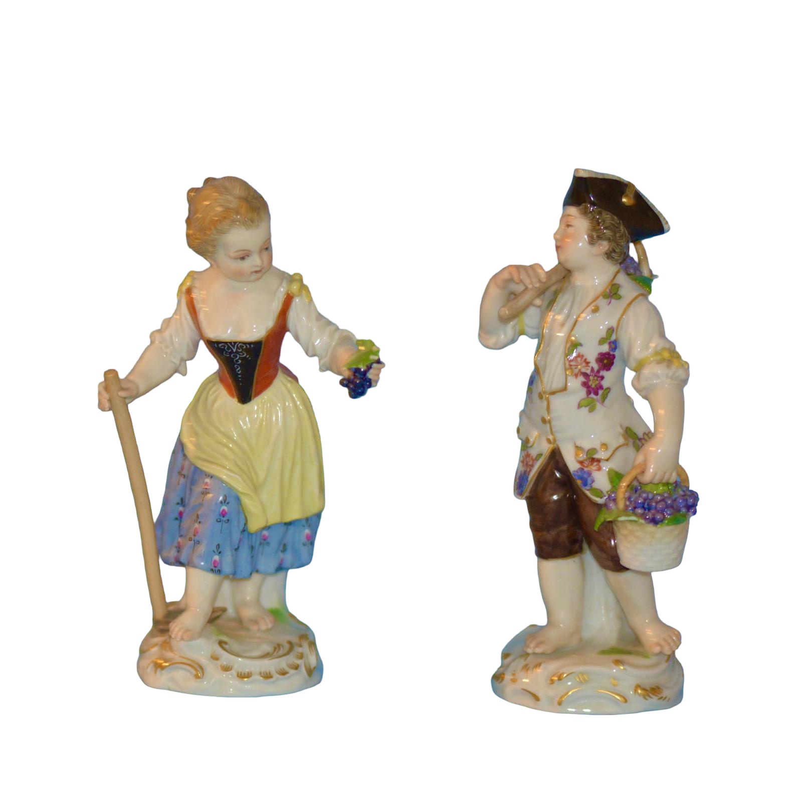 Meissen Porcelain Figures, 19th Century (1 of 8) Meissen Porcelain Figures, 19th Century (1 of 8)