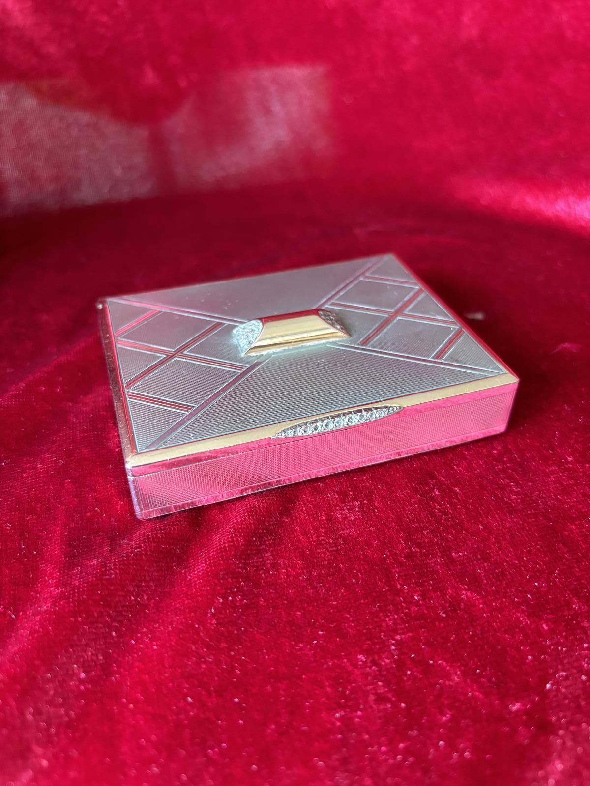 Van Cleef & Arpels Art Deco Styptor Diamond Set Minaudière with Rose Gold Overlay (1 of 22) Van Cleef & Arpels Art Deco Styptor Diamond Set Minaudière with Rose Gold Overlay (1 of 22)