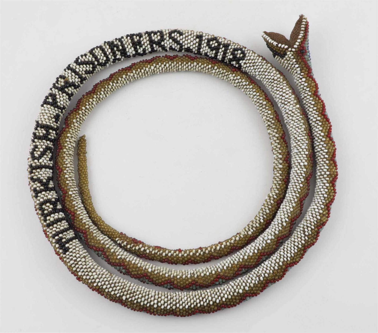 Turkish Prisoner of War Beadwork Snake 6ft Ottoman World War 1 Hand Made 1918 (1 of 15) Turkish Prisoner of War Beadwork Snake 6ft Ottoman World War 1 Hand Made 1918 (1 of 15)