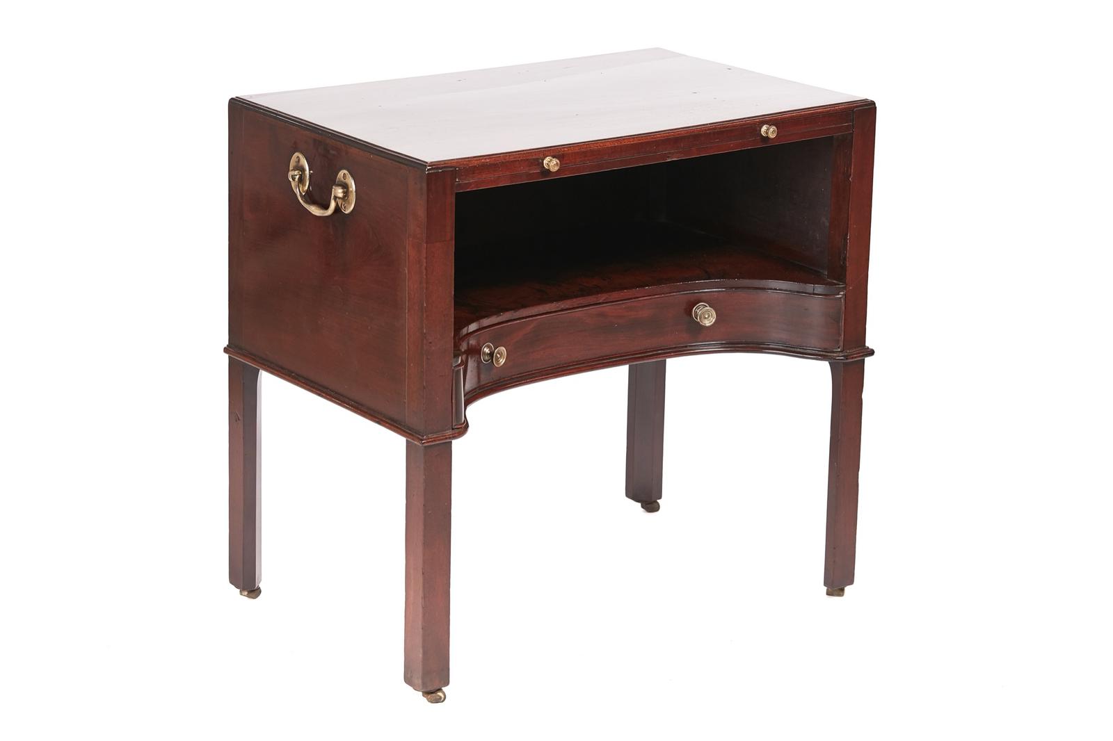 Unusual George III Mahogany Bedside Table (1 of 10) Unusual George III Mahogany Bedside Table (1 of 10)