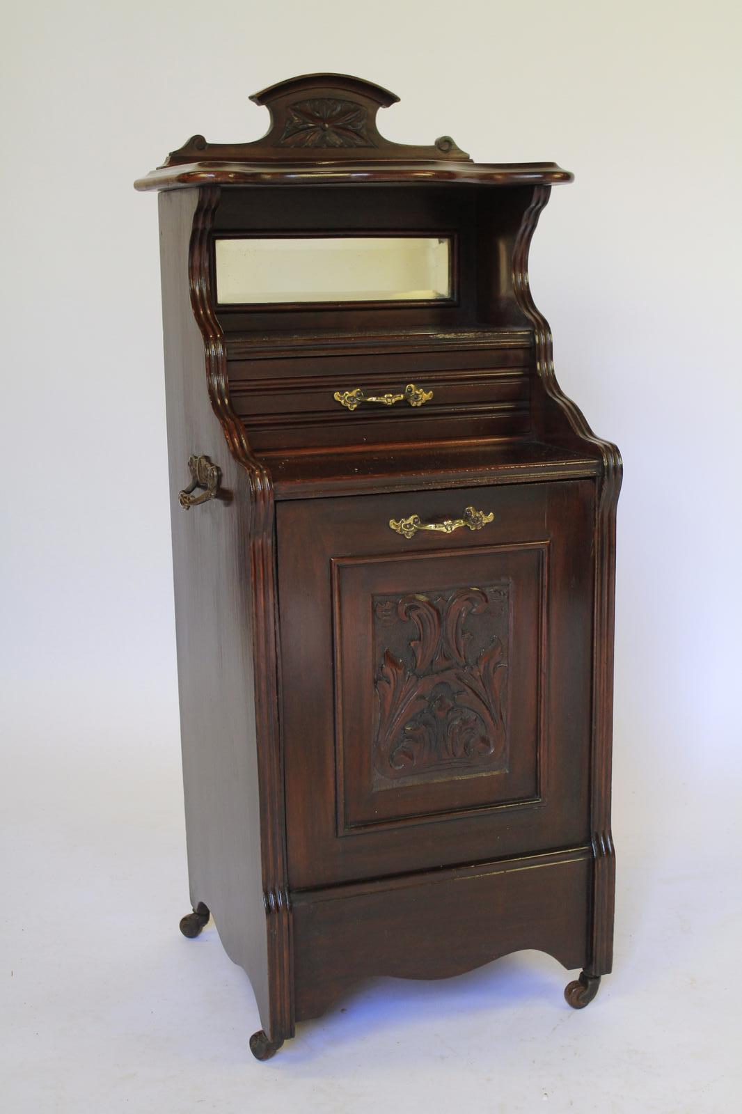 Edwardian Mahogany Coal Purdonium (1 of 9)