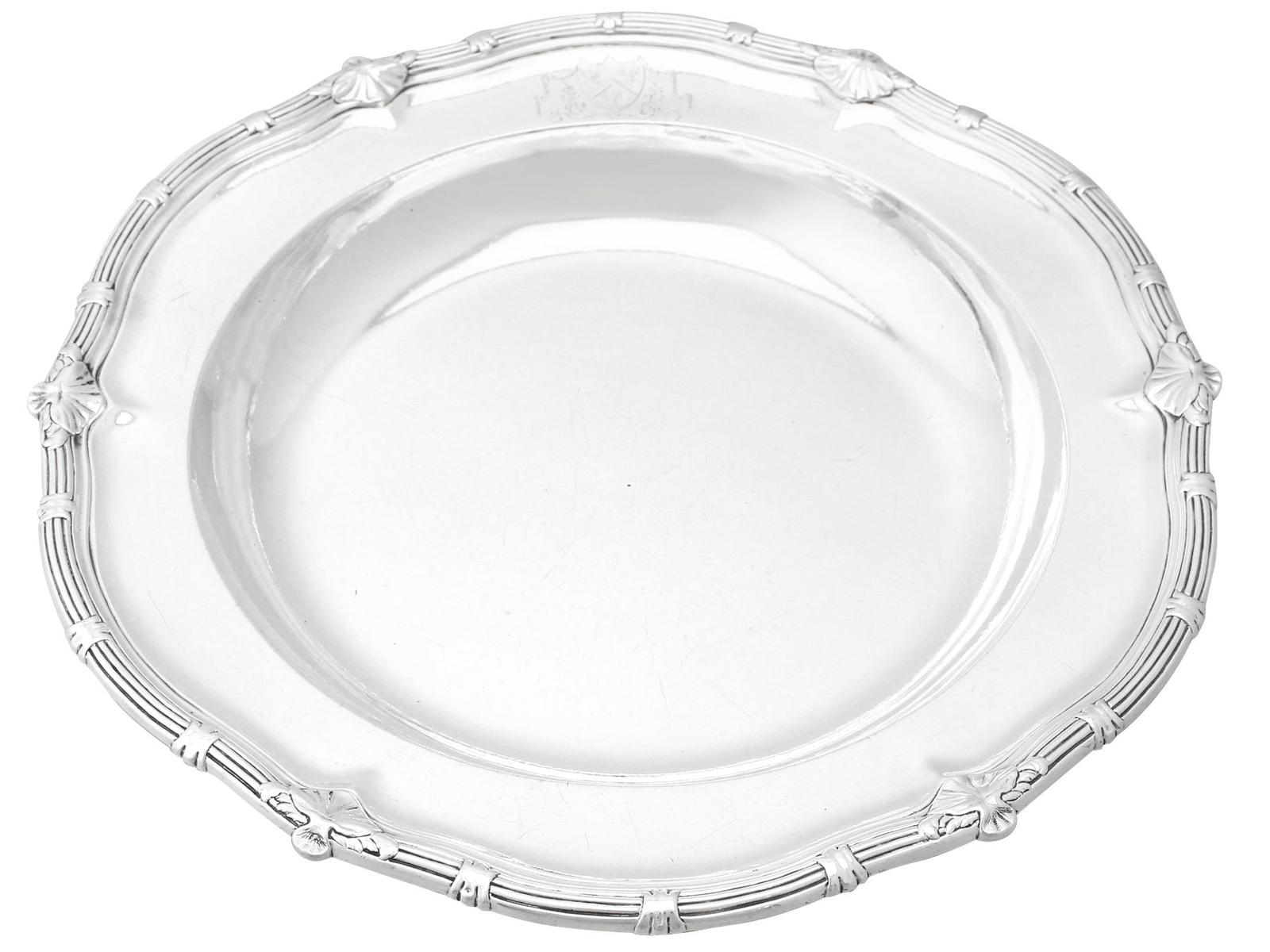 Sterling Silver Serving Dish by Paul de Lamerie - Antique (1 of 9) Sterling Silver Serving Dish by Paul de Lamerie - Antique (1 of 9)