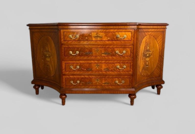 Painted Satinwood Sideboard (1 of 8) Painted Satinwood Sideboard (1 of 8)